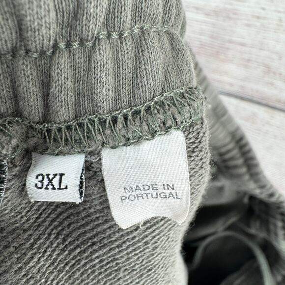 OVO October's Very Own Sweat Shorts Mens XL Green Fleece Drawstring - Picture 5 of 8